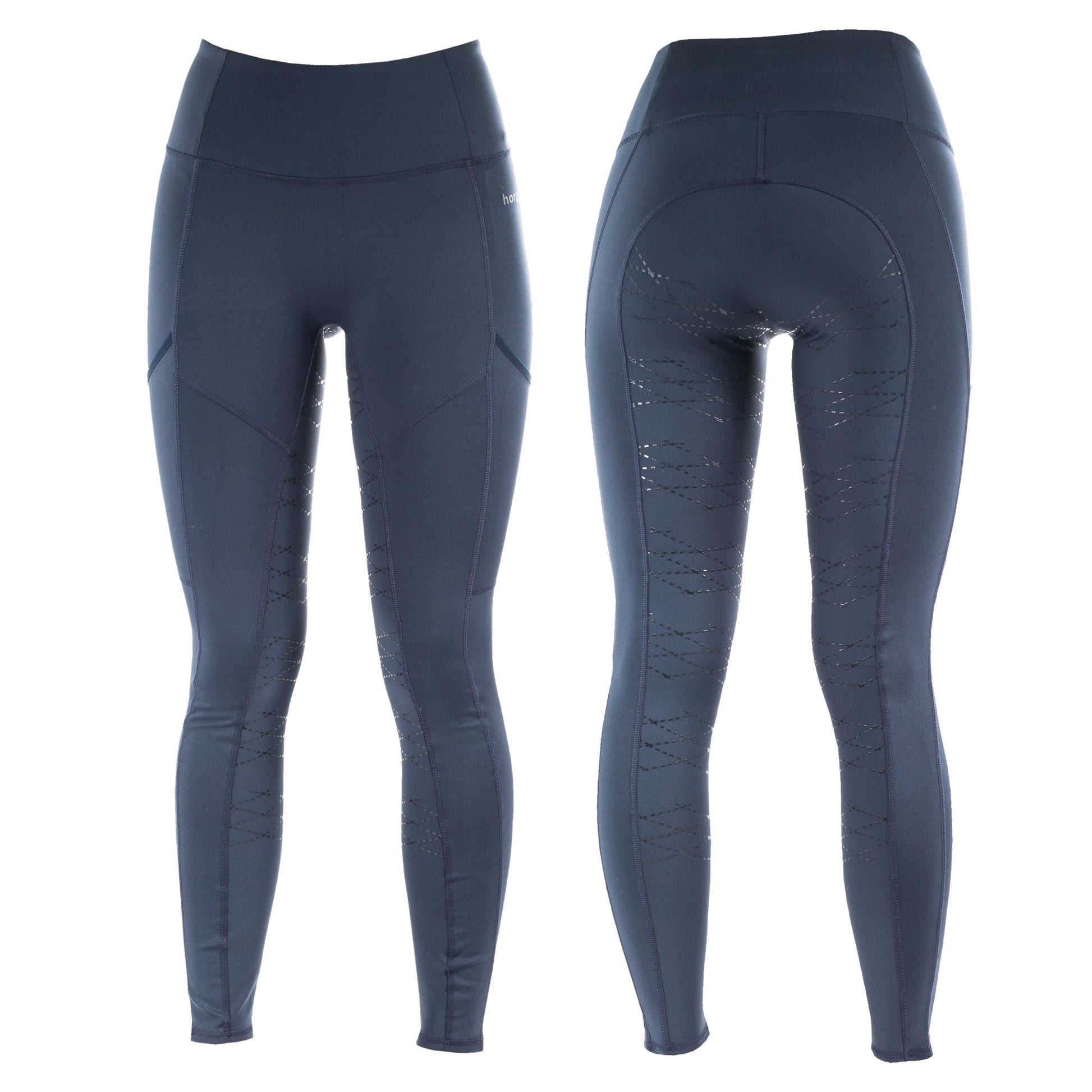 Horze Ladies Kira Riding Tights EU 36/US 24 Black
