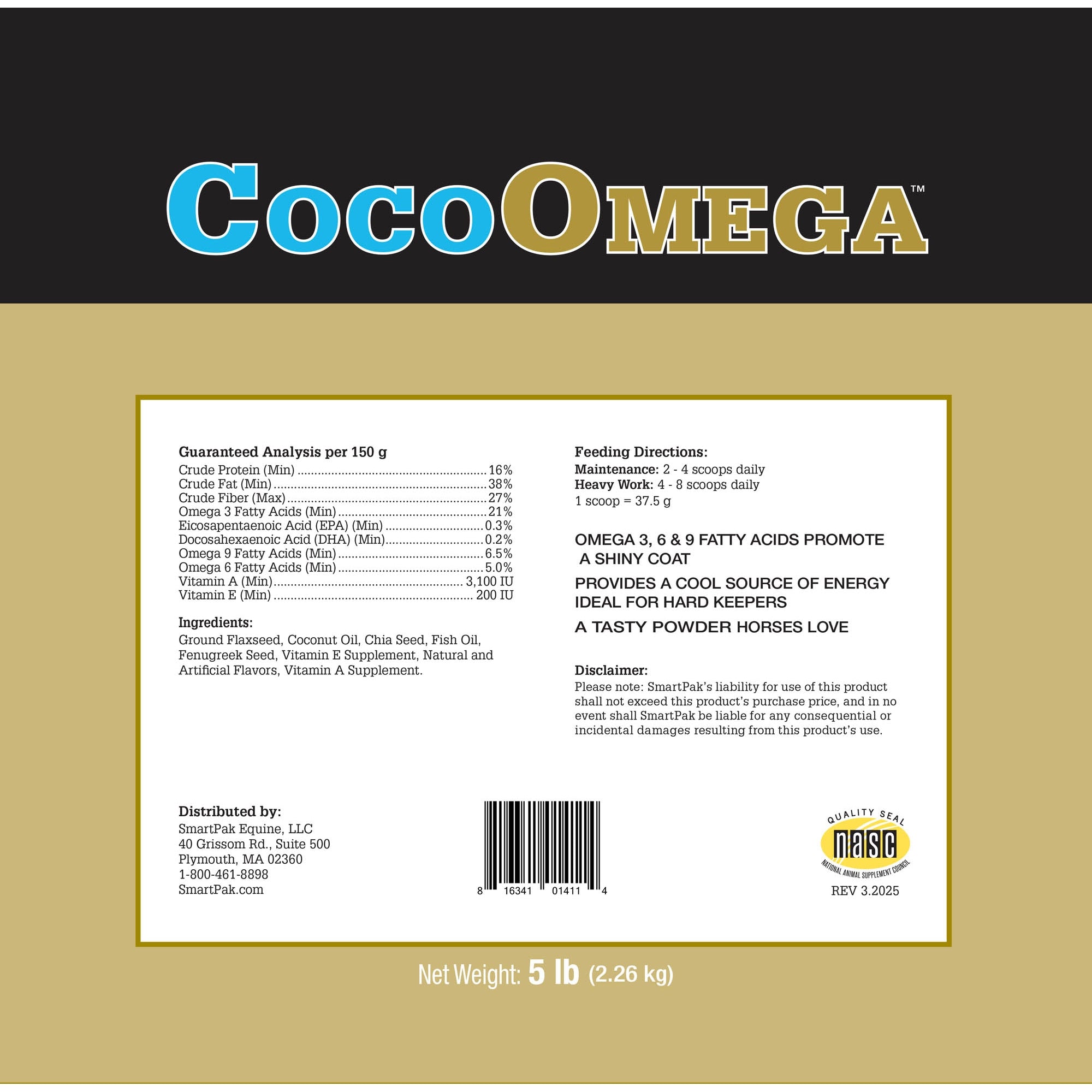 SmartEquine CocoOmega Granular
