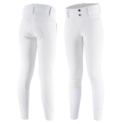 Horze Kids Silicone Full Seat Breeches S Purple