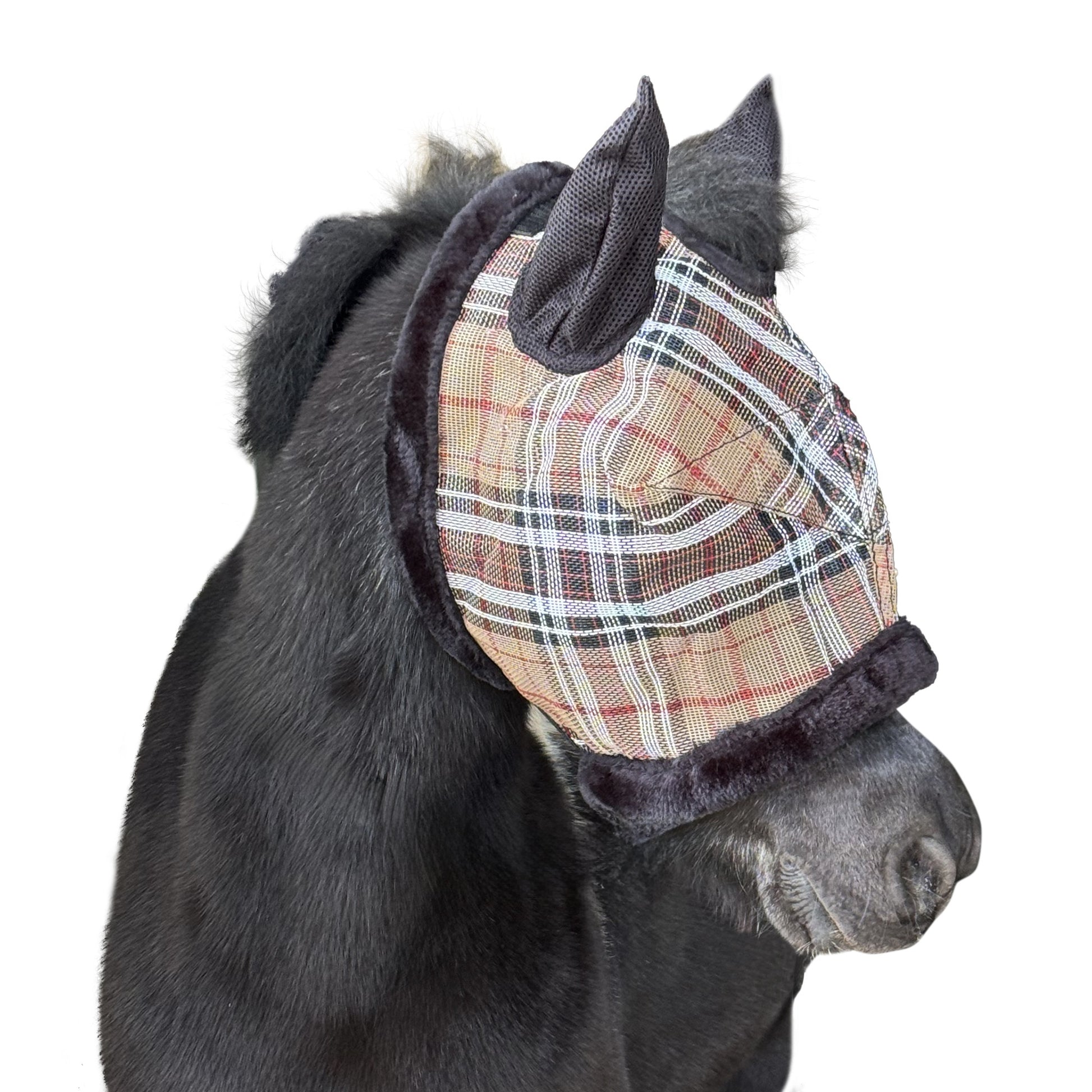Kensington Miniature Signature Fly Mask with Plush Fl