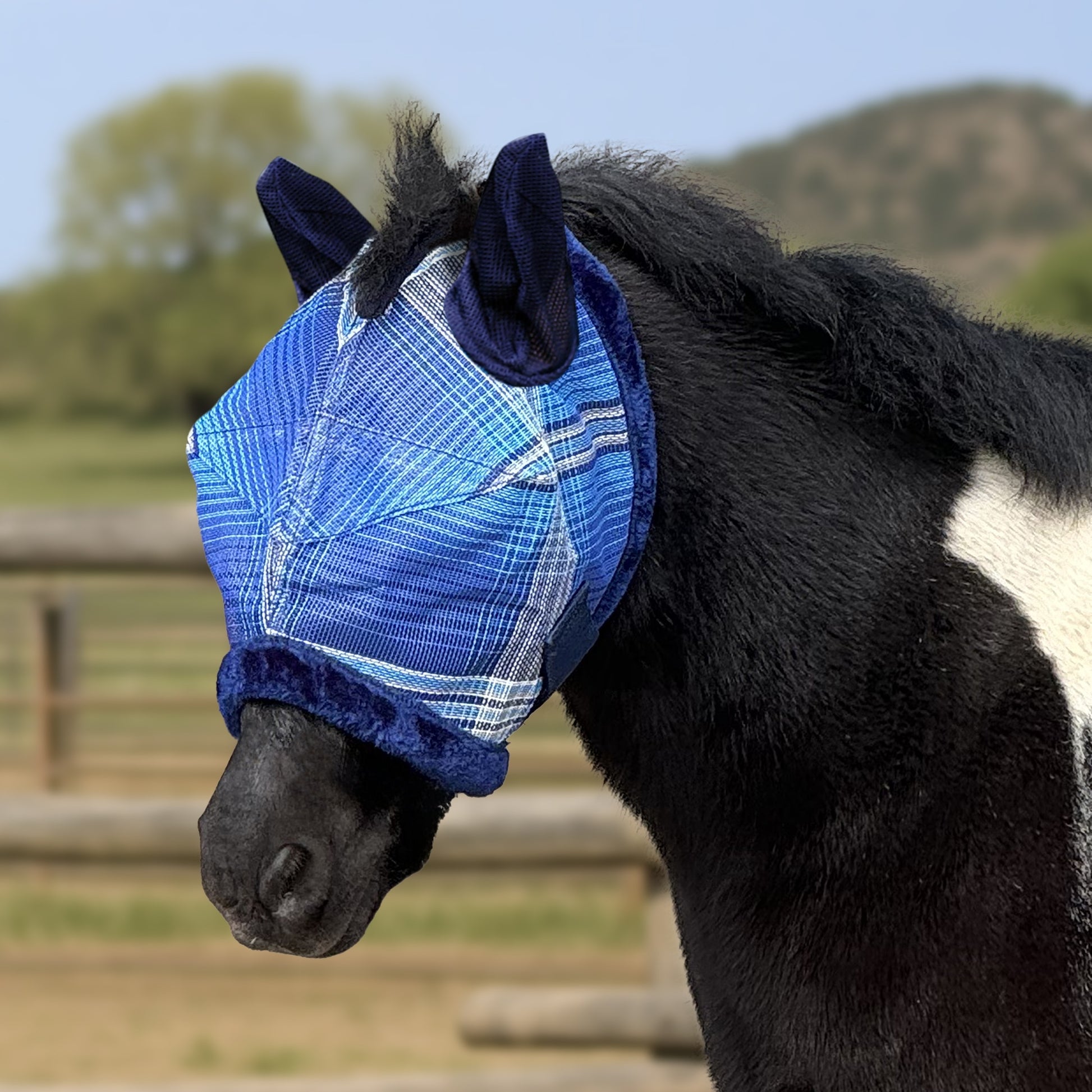 Kensington Miniature Signature Fly Mask with Plush Fl