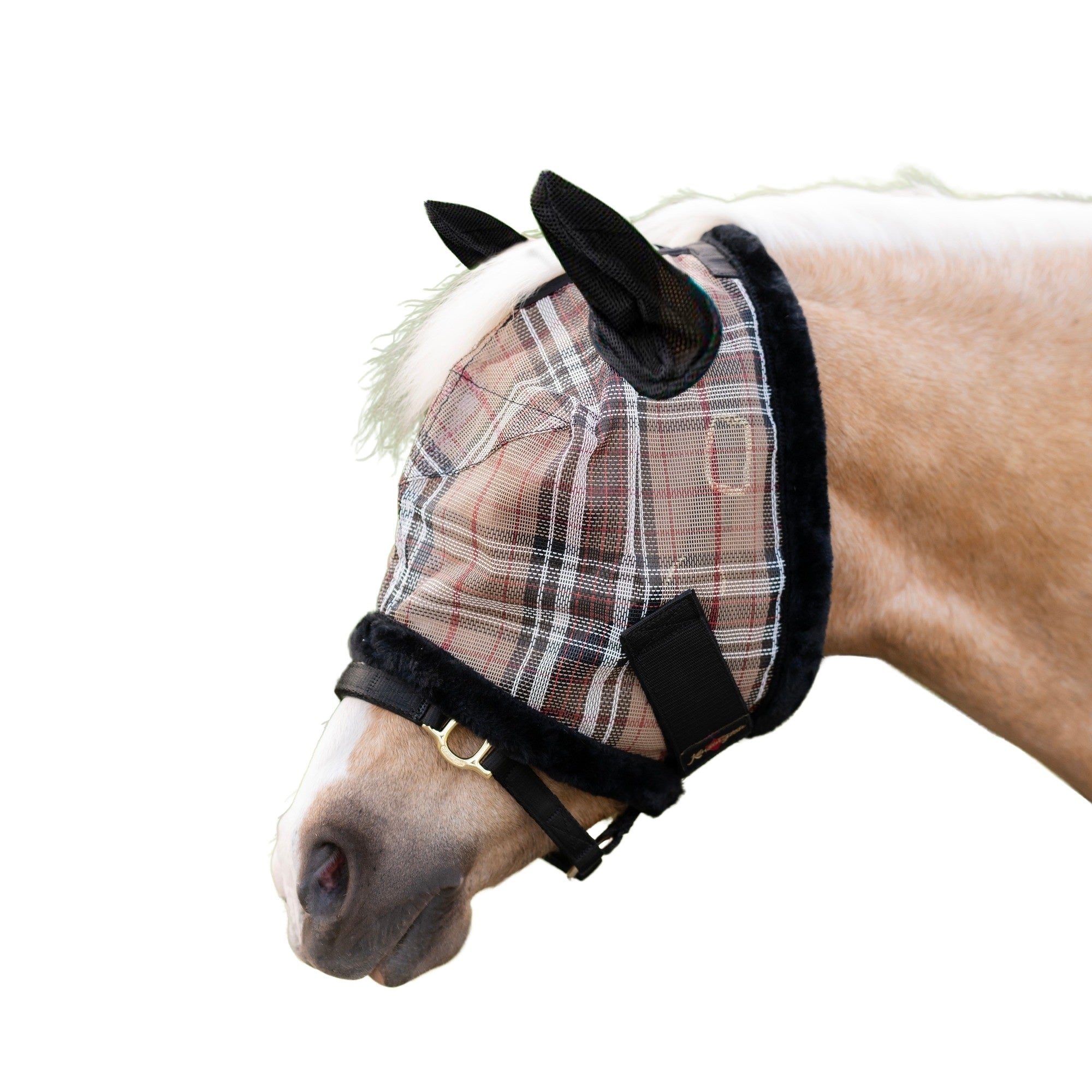 Kensington Pony Signature Fly Mask with Plush Fleece