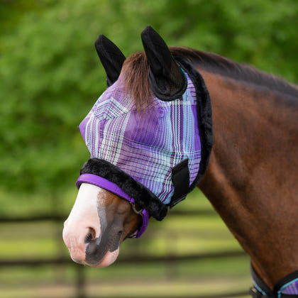 Kensington Pony Signature Fly Mask with Plush Fleece