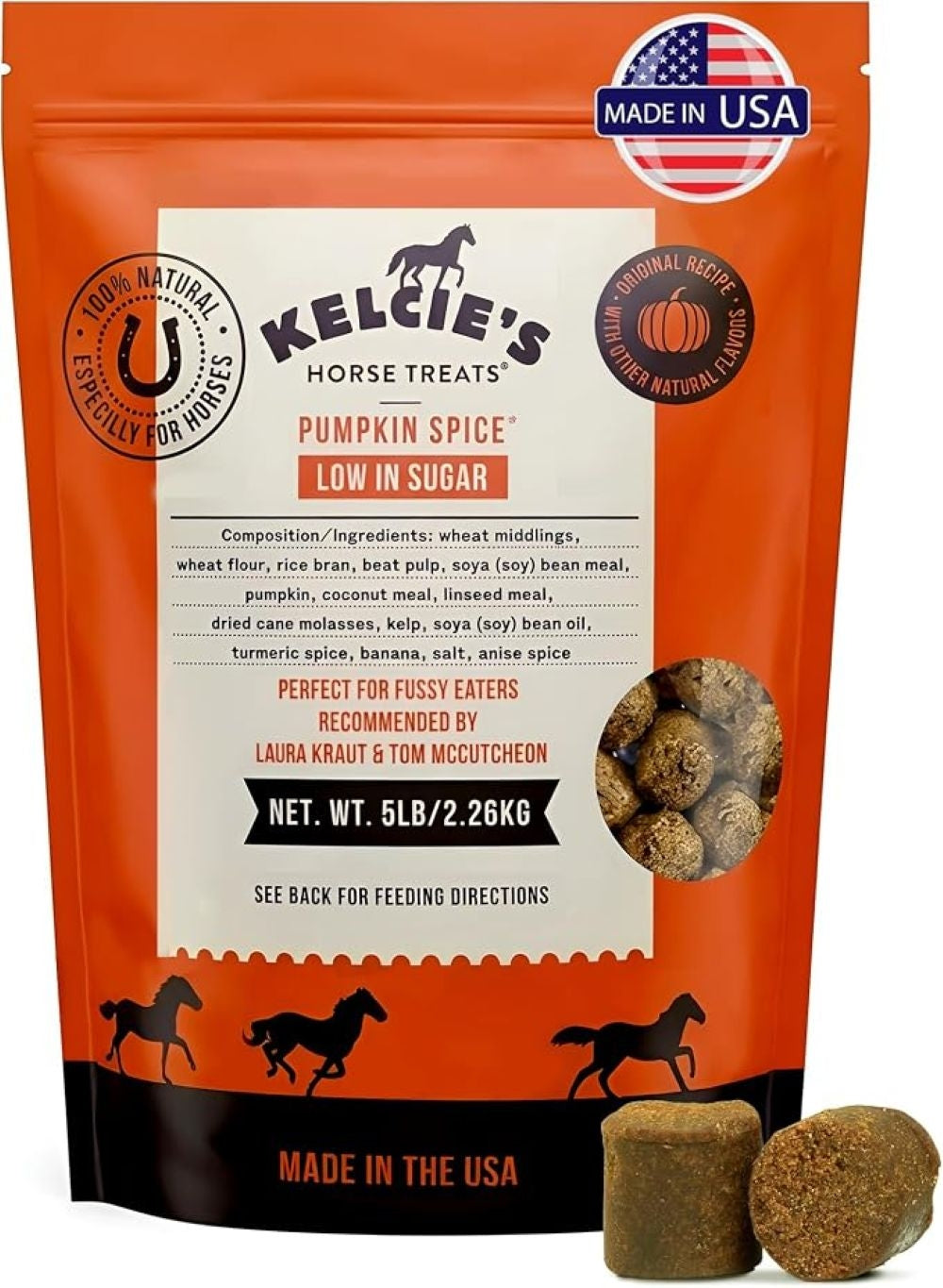 Kelcie's Low in Sugar Pumpkin Spice Horse Treats