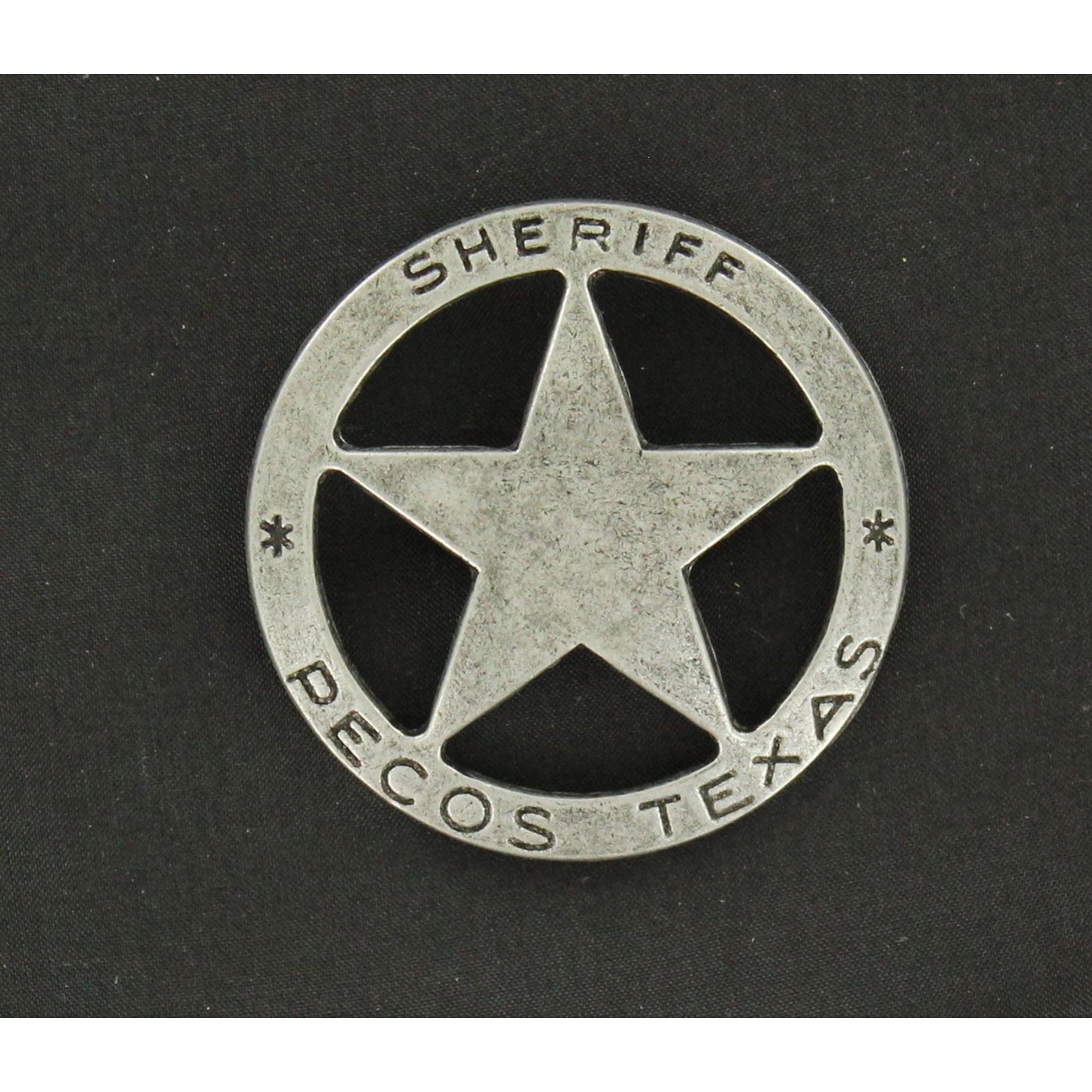 Pecos Sheriff Toy Badge