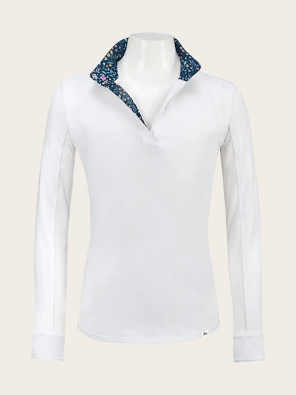 R.J. Classics Girls Maddie Jr. Long Sleeve Show Shirt