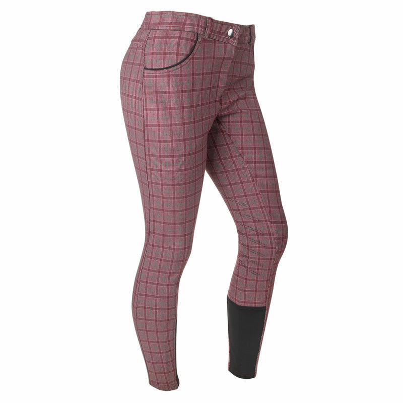 Ashley Classic Ladies KP Breeches Red/Blue/Tan