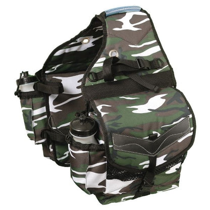 Tough1 Printed Insulated Nylon Saddle Bag