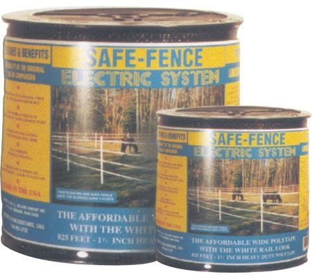 Safe Fence 1 1/2in Wide Poly Tape 825 Ft