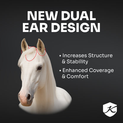Kensington Pony Fly Mask with Fleece