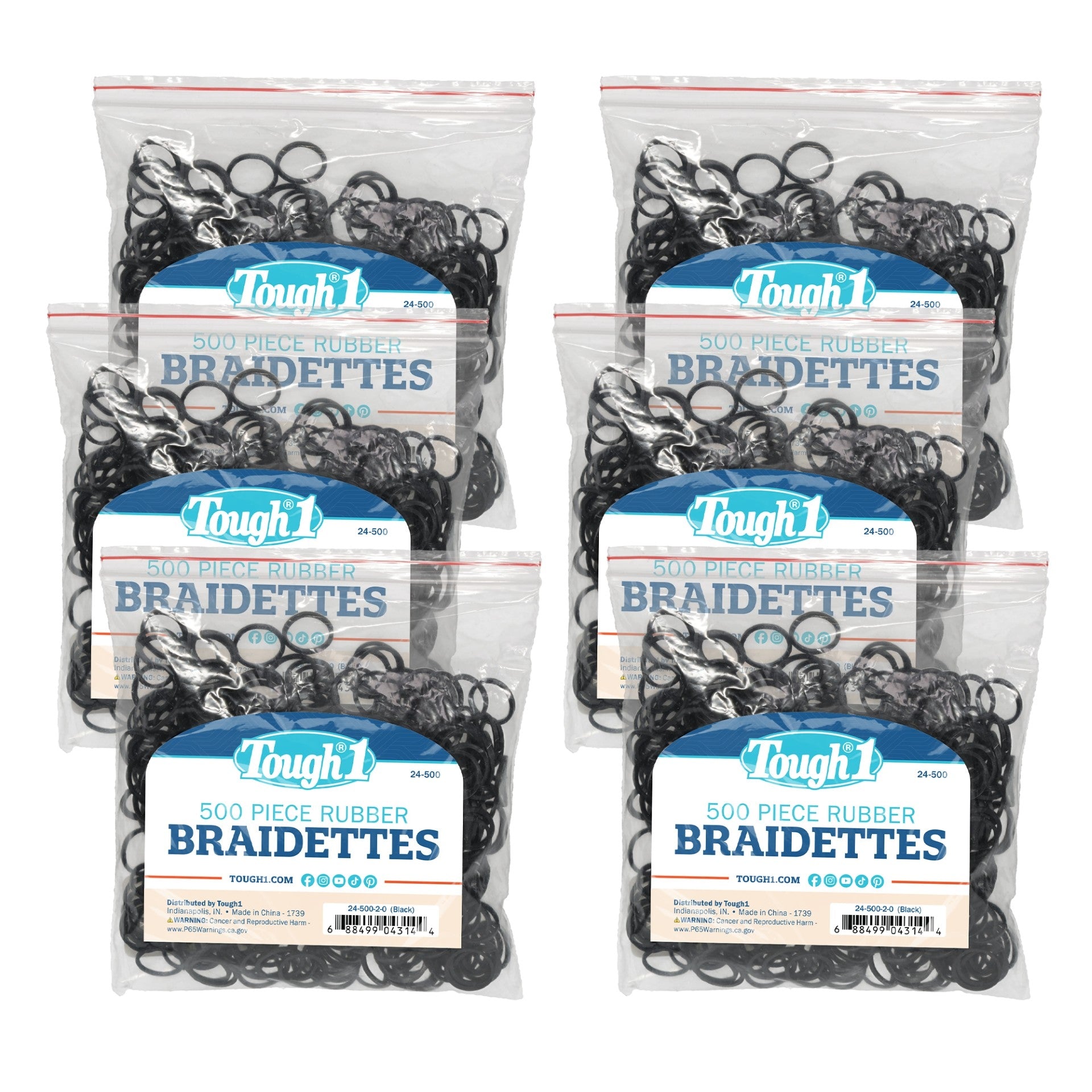 Equitare Braidettes Braiding Bands 6 Packs