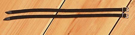 Black Nylon Spur Straps
