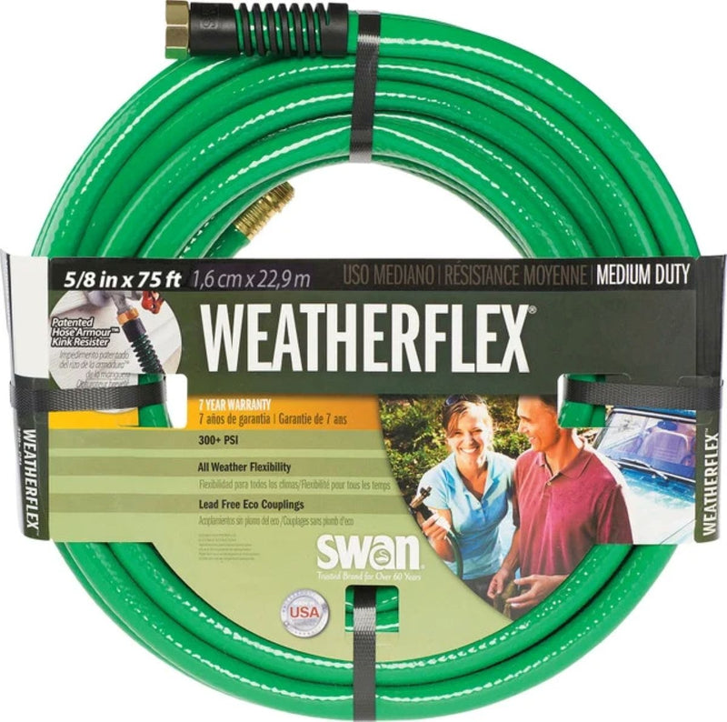Weather Master All-Weather Hose 75ft Green