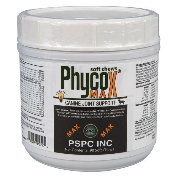 Phycox MAX Soft Chews Canine Joint Support 90ct