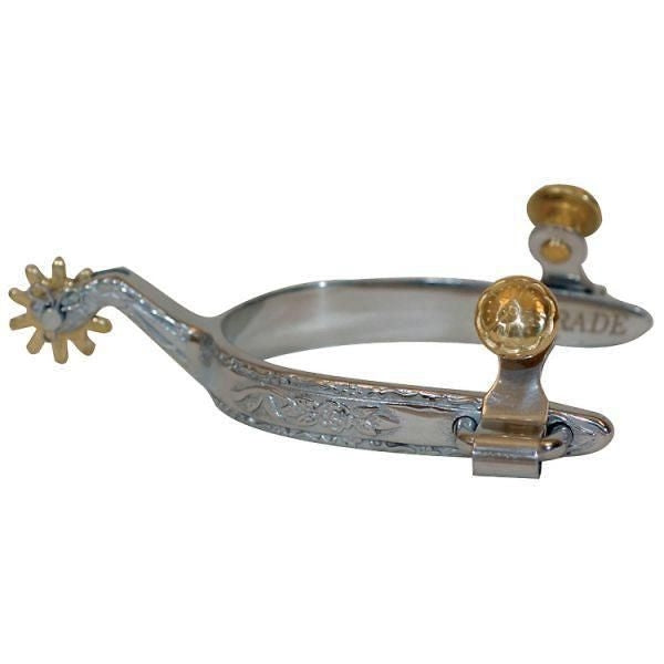 LADIES 1/2 INCH CUT ROPER SPURS