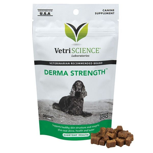 VetriScience Derma Strength Chews for Dogs