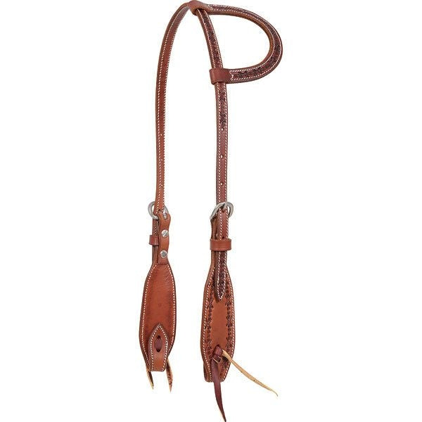Slip Ear Headstall Barbwire Design