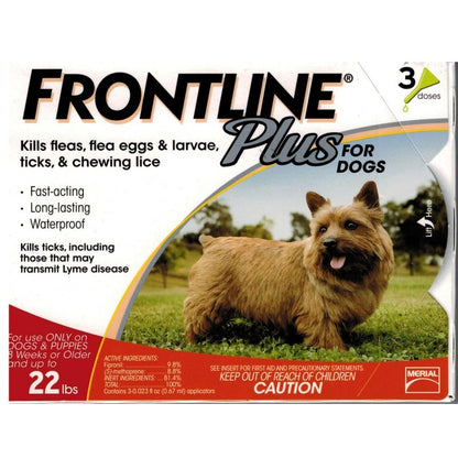 Frontline Plus for Dogs - 3 Month Supply