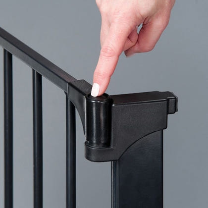Kidco Auto Close HearthGate Black Pet Gate
