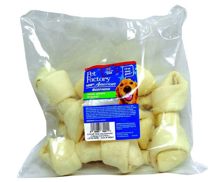 Pet Factory 4-6 Inch Small Dog Rawhide 10 Pack