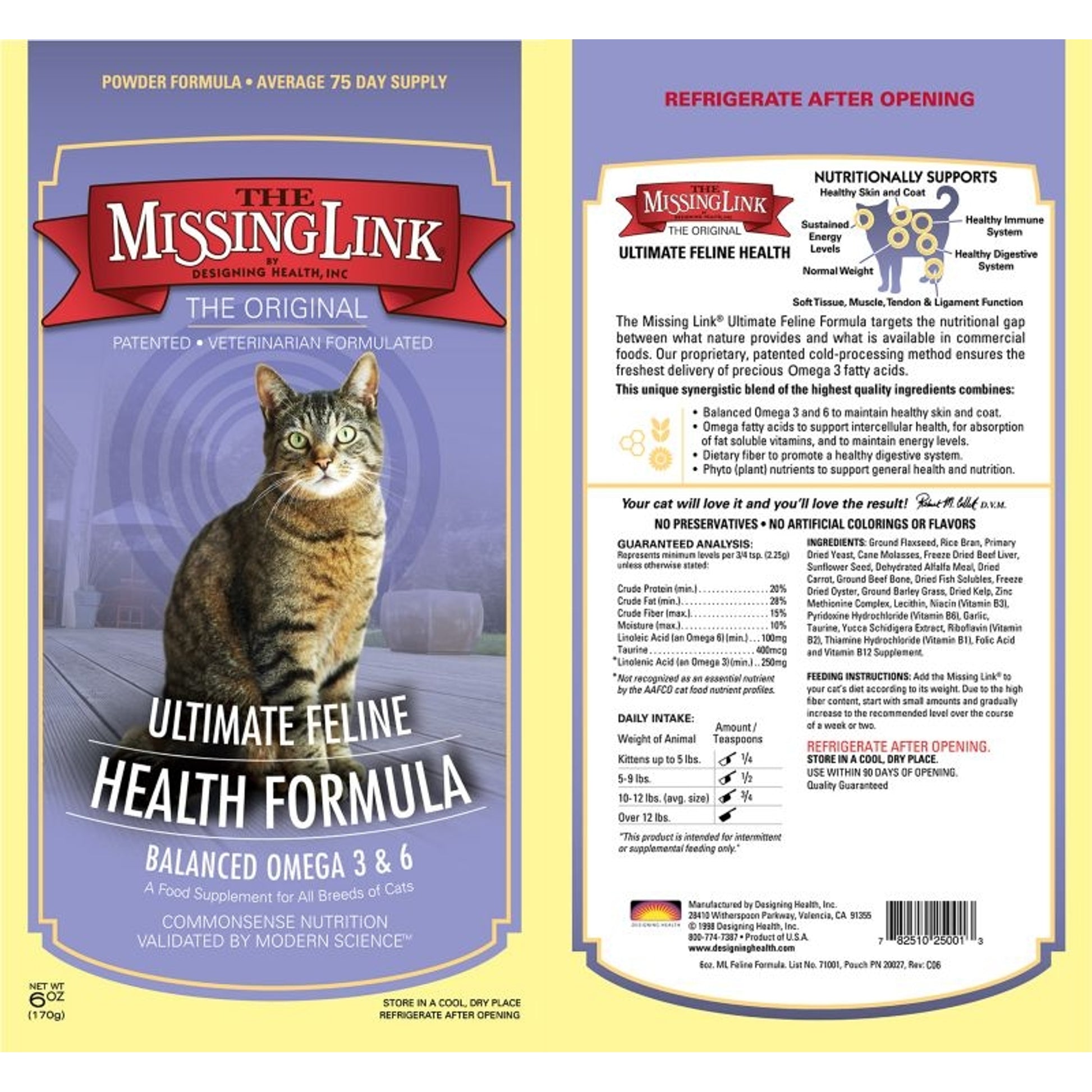 The Missing Link Ultimate Feline Health Formula