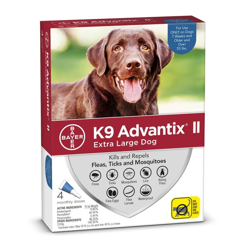 K9 Advantix II for Dogs 4 Month Supply