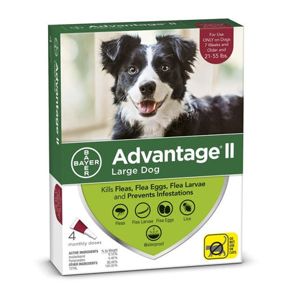 Advantage II for Dogs 4 Month Supply