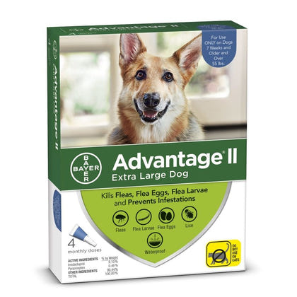 Advantage II for Dogs 4 Month Supply