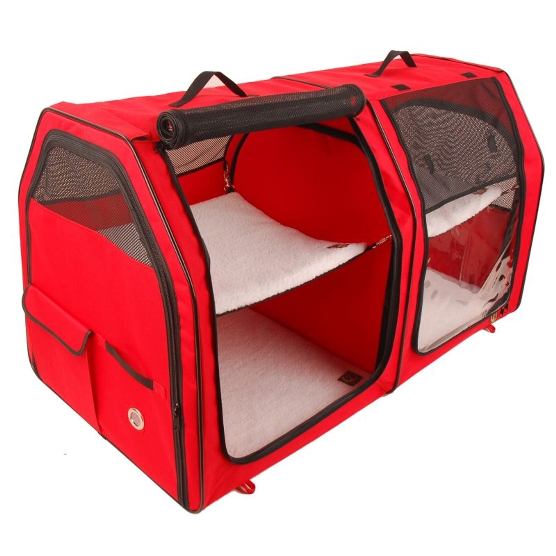 One for Pets Portable Double Cat Show House