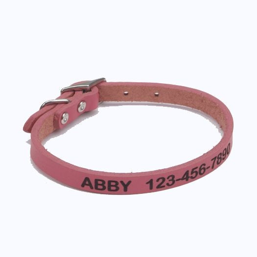 Personalized Leather Dog Collar