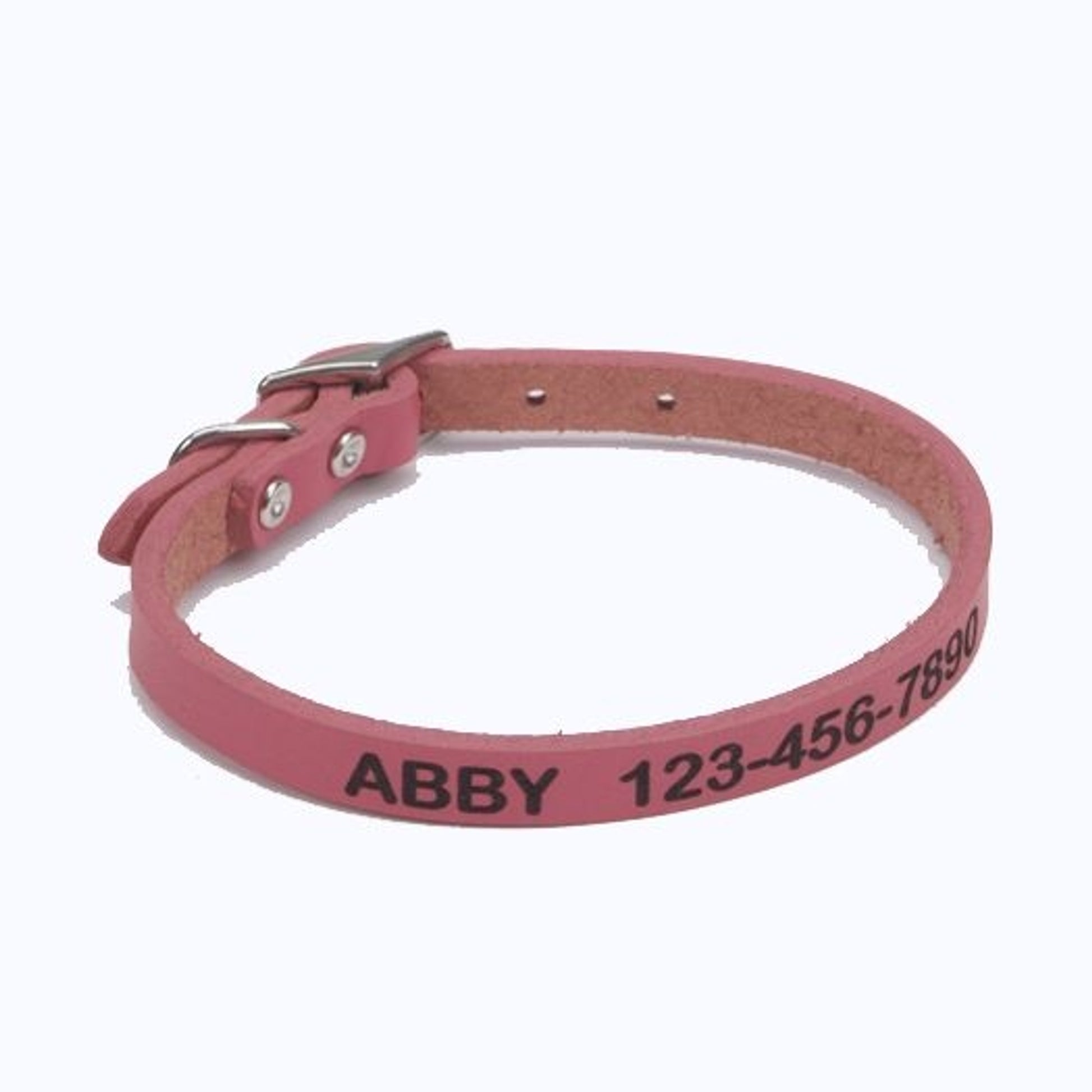 Personalized Leather Dog Collar