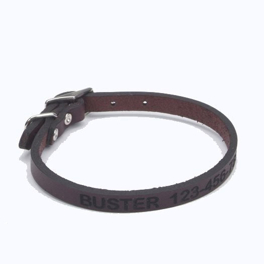 Personalized Leather Dog Collar