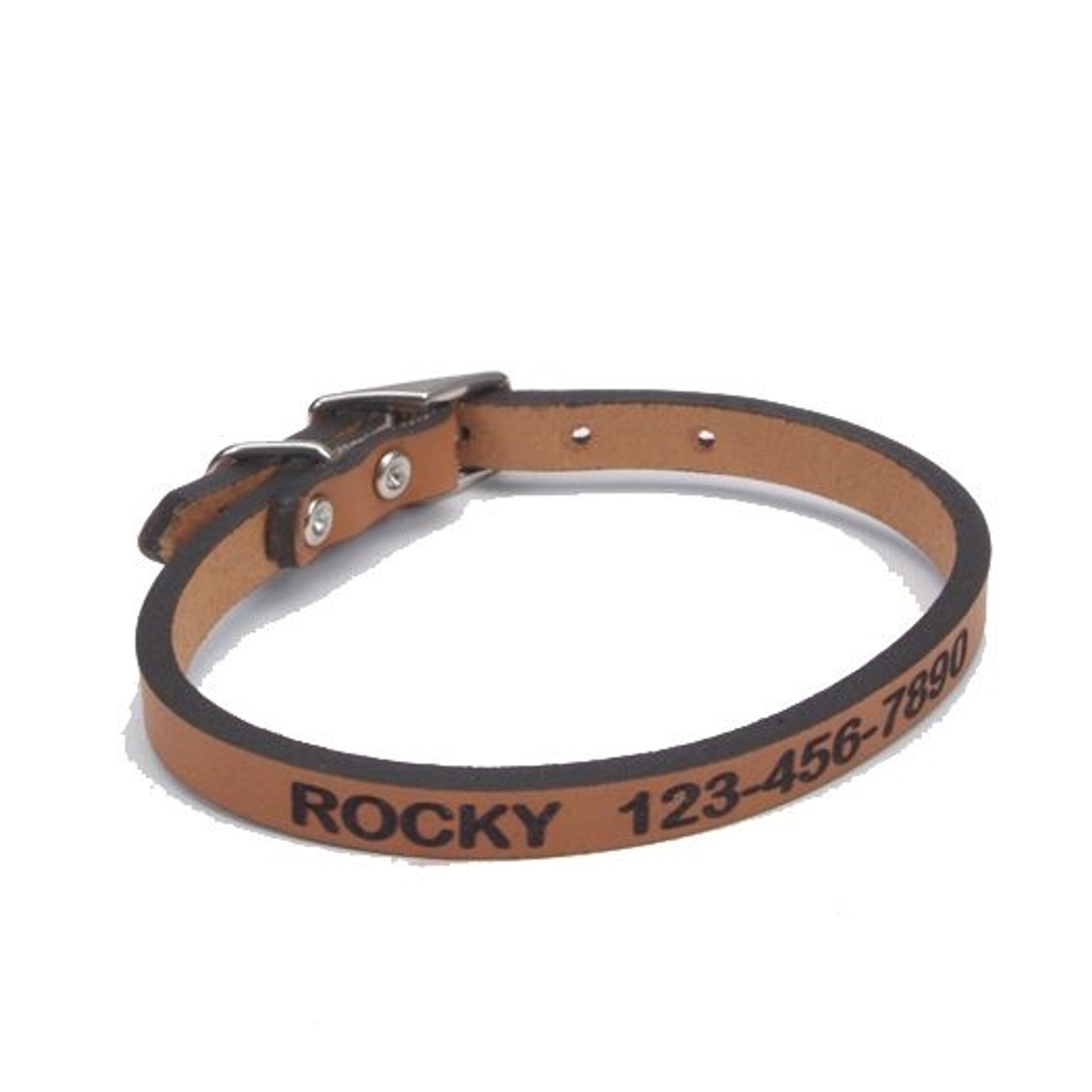 Personalized Leather Dog Collar