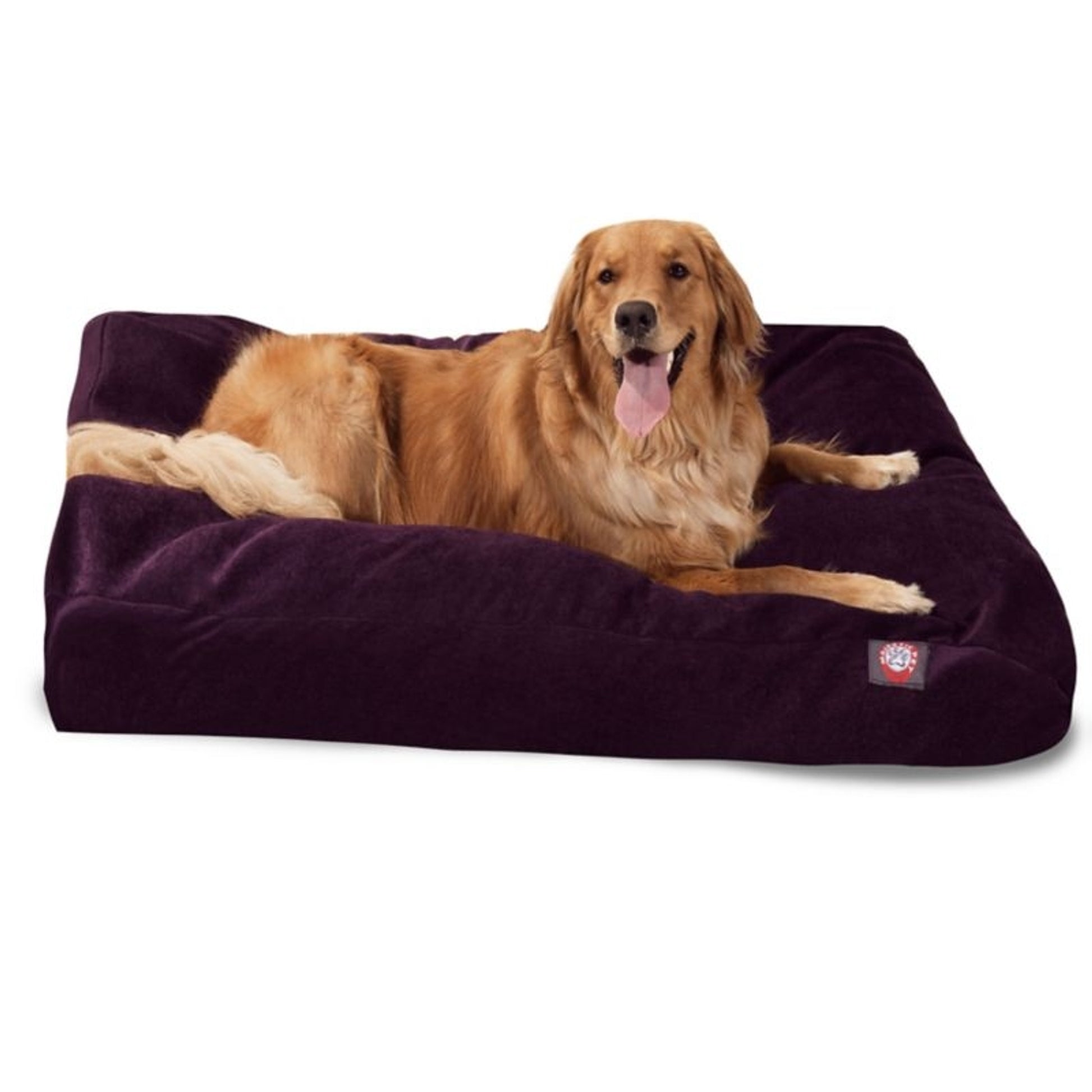 Majestic Pet Aubergine Rectangle Pet Bed