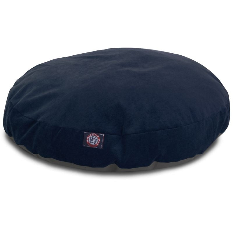 Majestic Pet Navy Villa Round Pet Bed