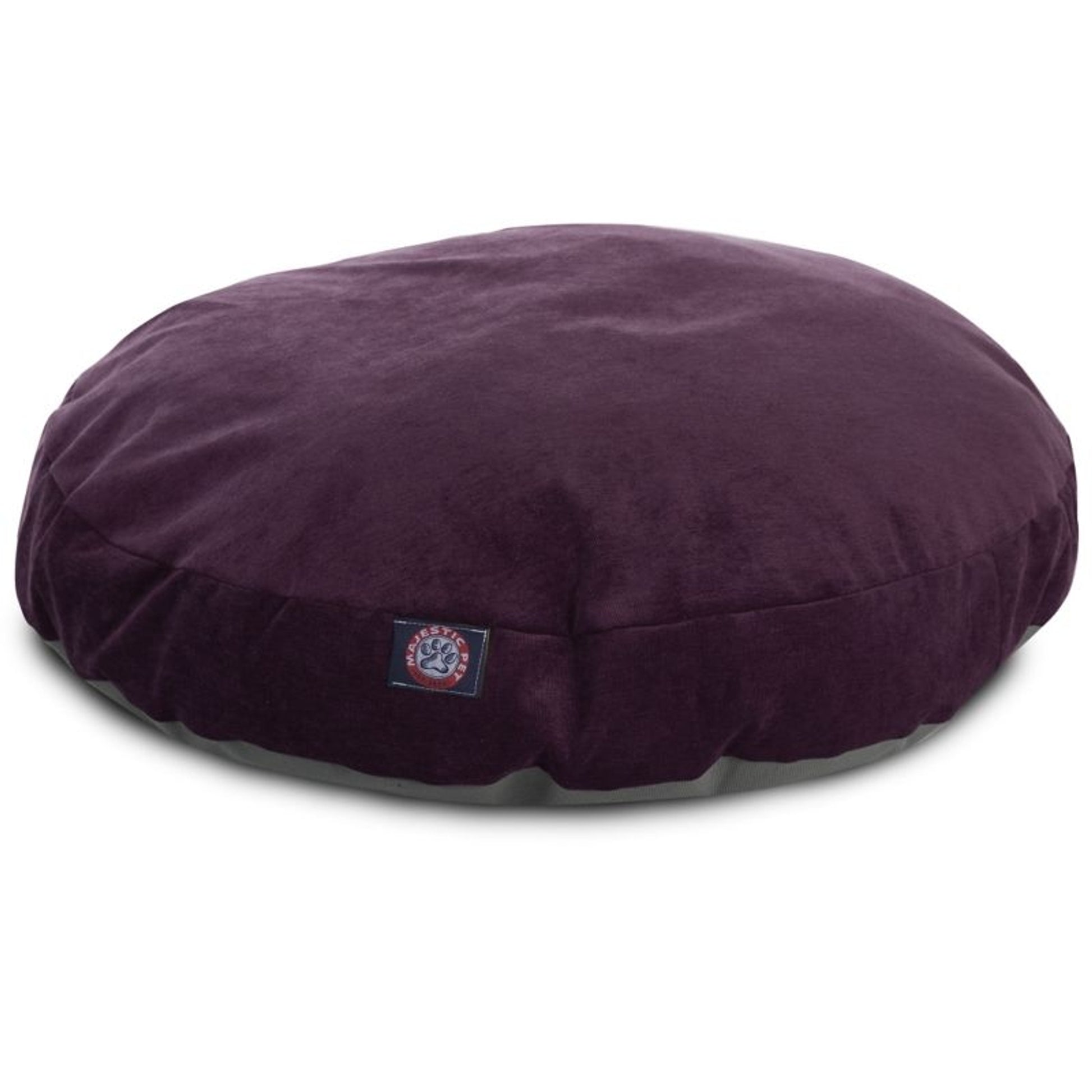 Majestic Pet Aubergine Villa Round Pet Bed