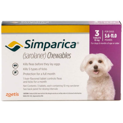 Simparica Flea and Tick for Dogs