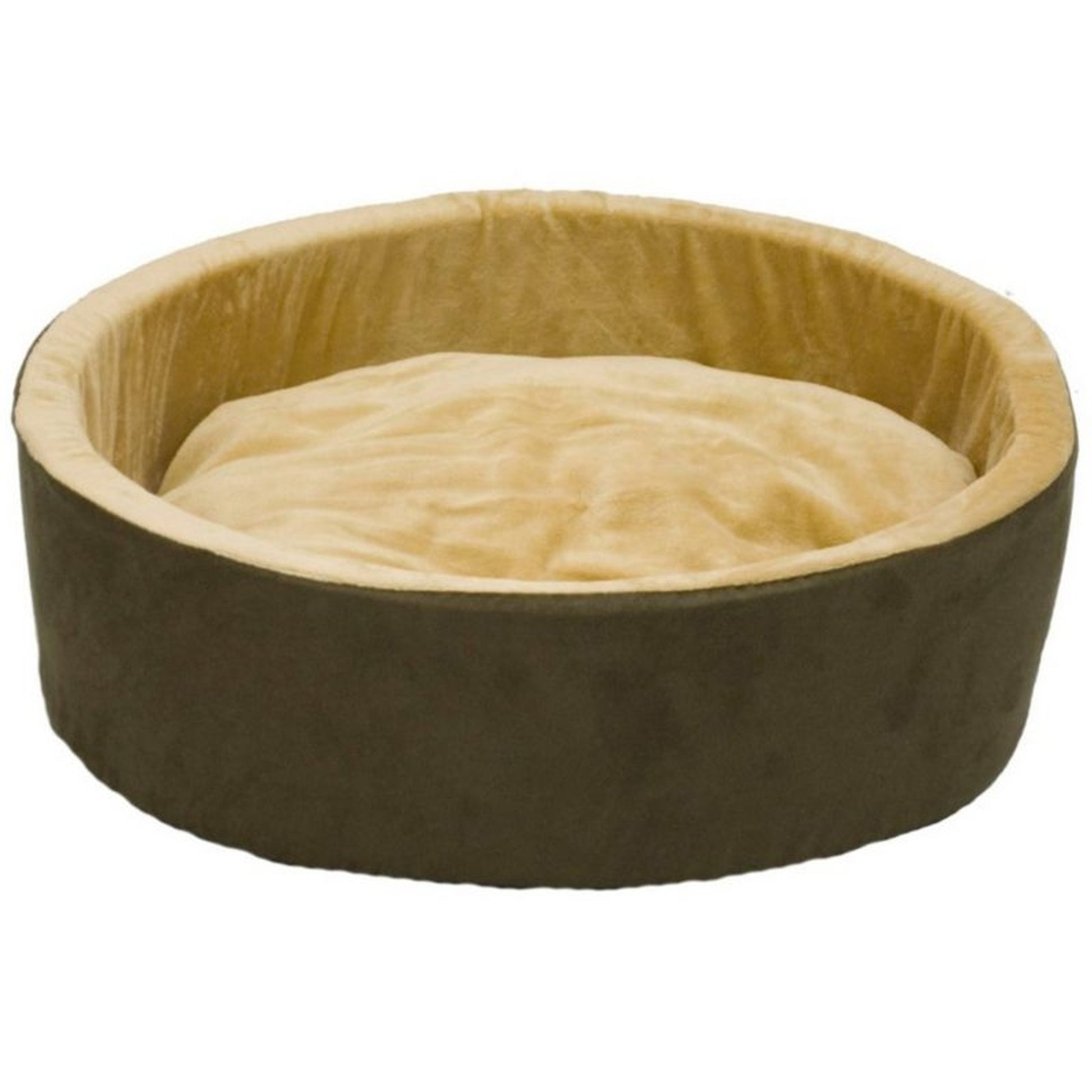 KH Mfg Thermo-Kitty Cuddle Up Mocha Heated Cat Bed