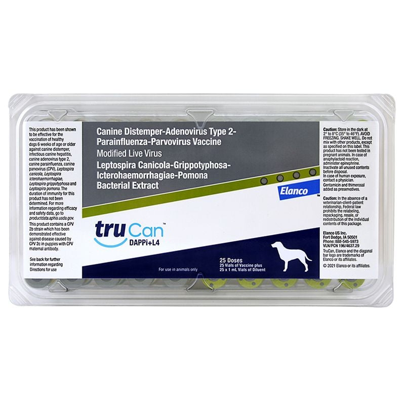 TruCan Max 5/4L 25x1ml Canine Vaccine