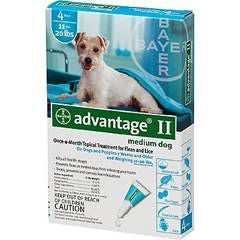 Advantage II for Dogs 4 Month Supply