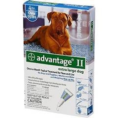 Advantage II for Dogs 4 Month Supply