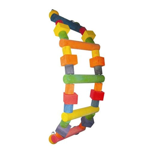 Happy Beaks Wood Ladder Bird Toy 32x7