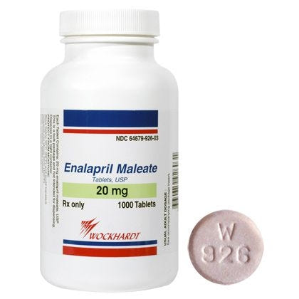 Enalapril Maleate Tablets for Dogs and Cats