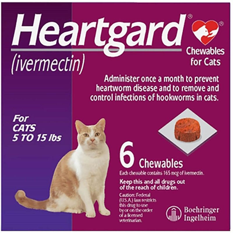 Heartgard Chewables for Cats - 6 ct