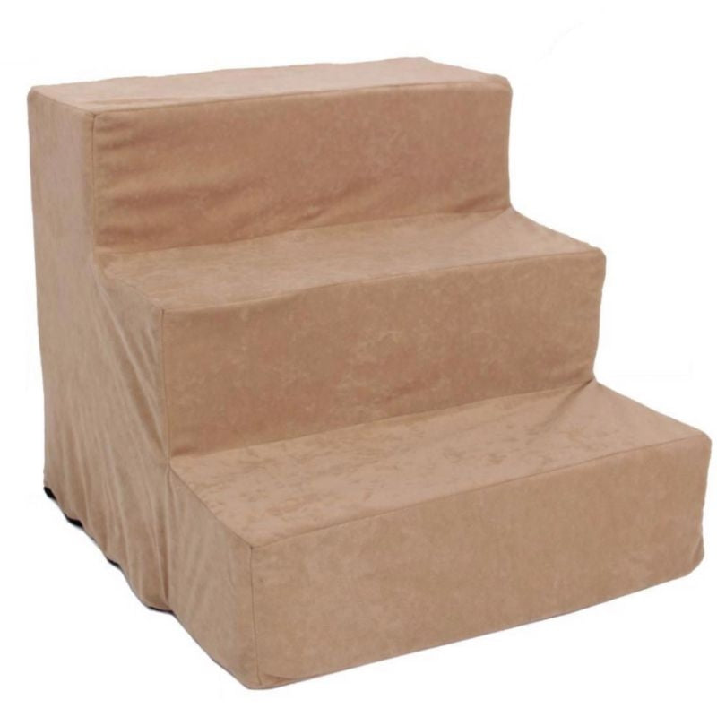 Majestic Pet 3 Step Suede Dog Stairs