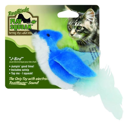Play N Squeak RealBirds Cat Toy