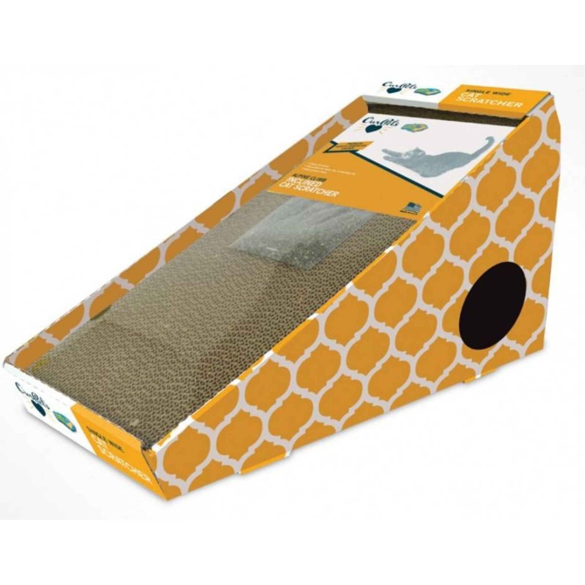 Cosmic Catnip Alpine Cardboard Cat Scratcher