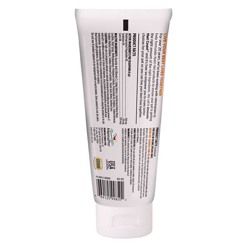 Nutri-Vet Hairball Paw-Gel Cat Supplement Salmon