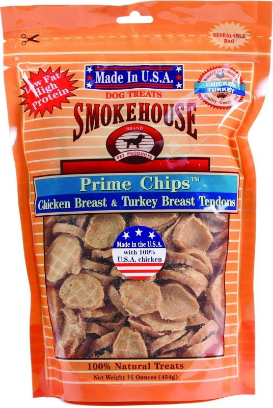 Smokehouse USA Prime Chips Turkey Dog Treat