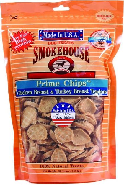 Smokehouse USA Prime Chips Turkey Dog Treat